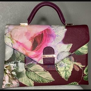 Ted Baker Sunlit Floral crosshatch tote bag